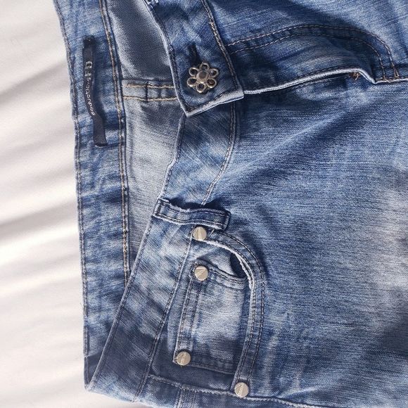 Seductions FD Low Waisted Straight Leg Jeans - Picture 11 of 16